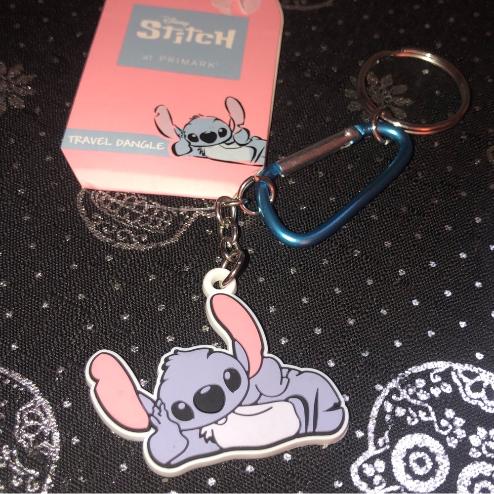 Stitch Disney travel dangle keychain